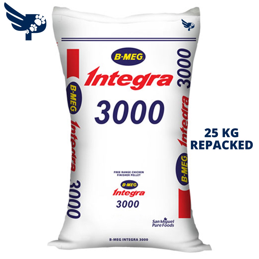 BMEG Integra 3000 Free Range Chicken Finisher Pellet 25KG by SMC