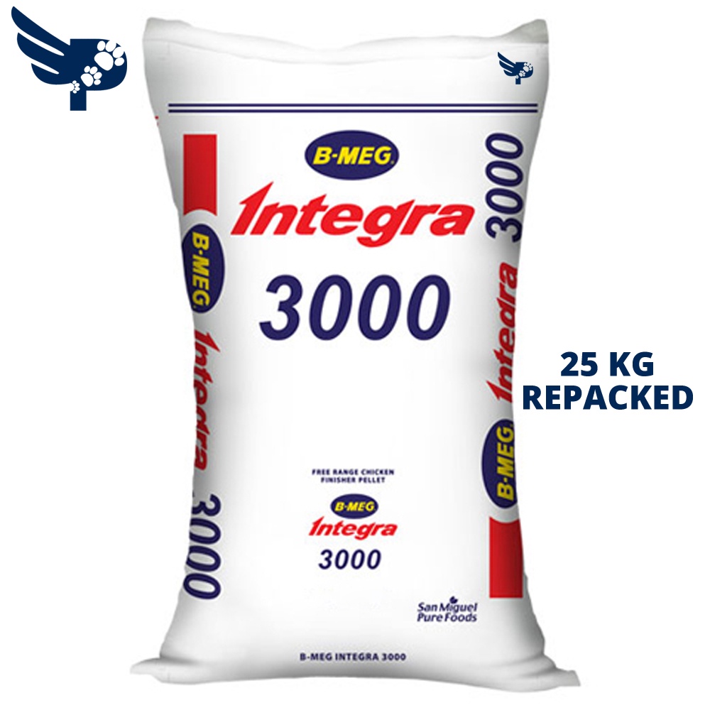 B-MEG Integra 3000 Free Range Chicken Finisher Pellet 25KG - By SMC ...