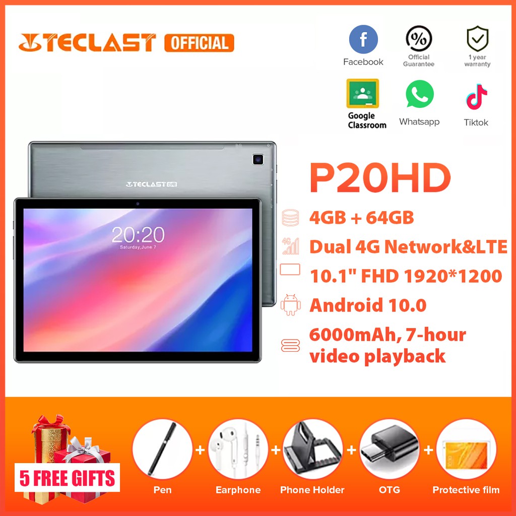 Teclast Phd 10 1 Tablet Android 10 0 4gb 64gb 19 10 Ai Speed Up Tablets Android Tablet Pc Windows Tablet 13 460