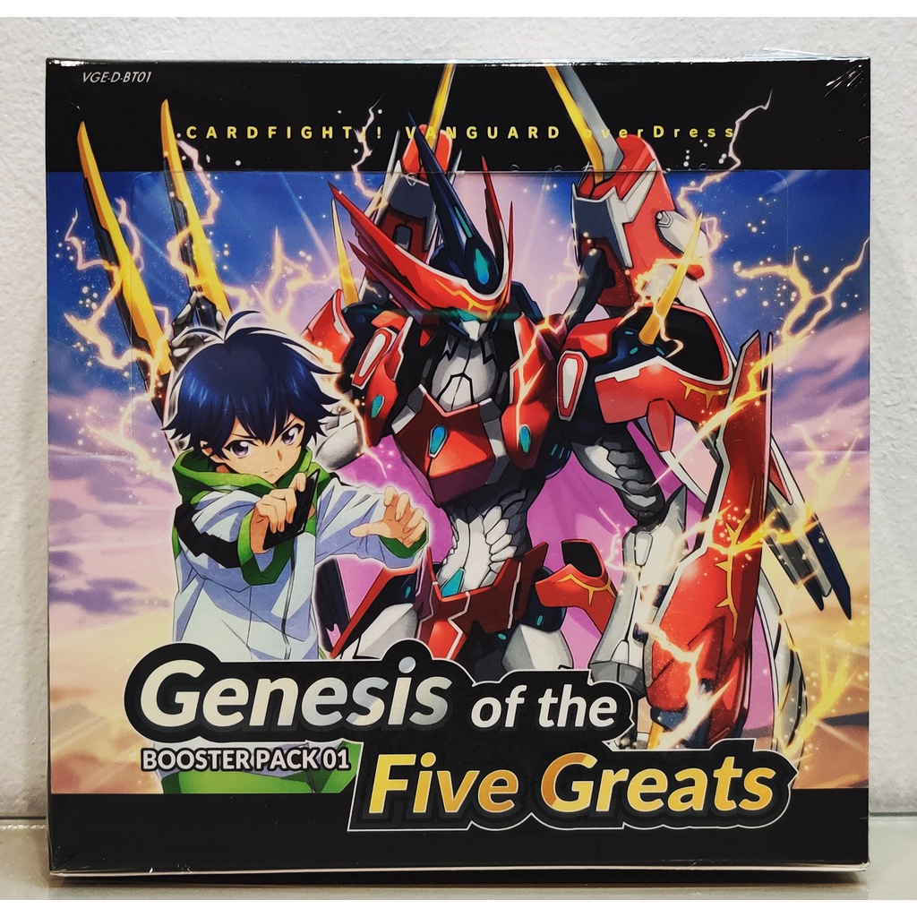 genesis of the five greats booster box Cardfight Vanguard CFV Genesis of the Five Greats Sealed Booster Box 01