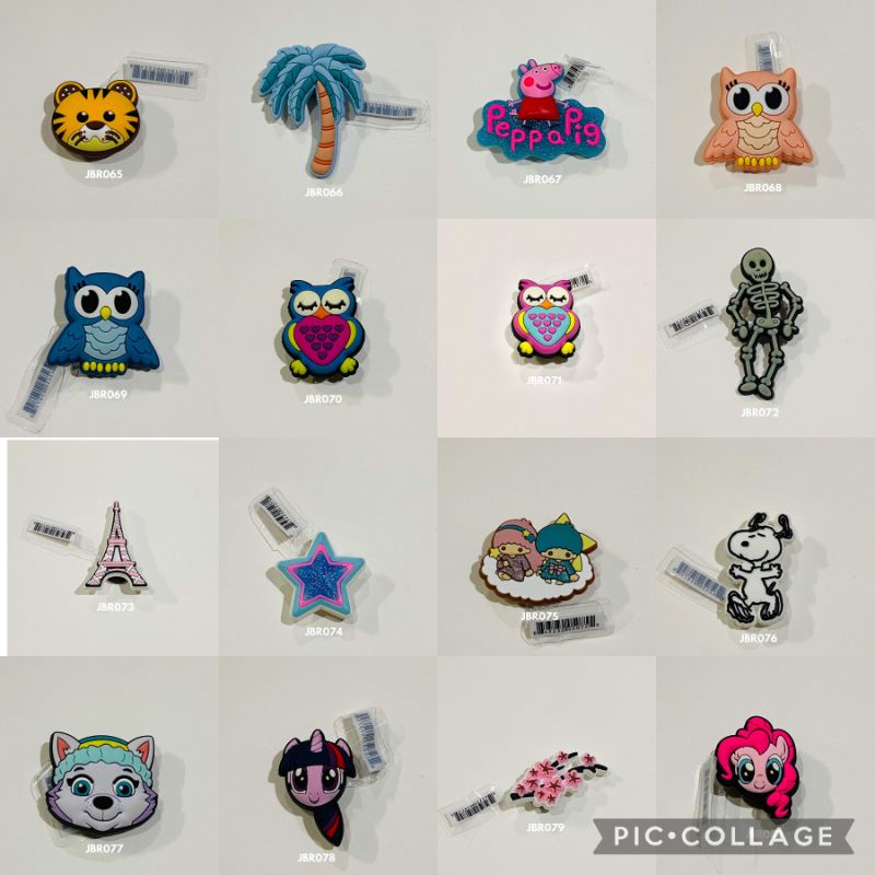 BATCH 5 ORIGINAL CROCS JIBBITZ / CHARMS / PIN for your CROC CLASSIC