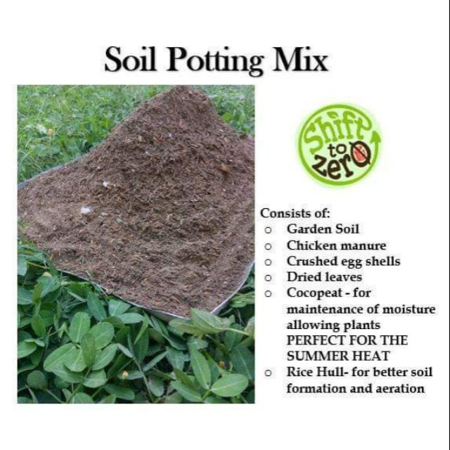Garden Soil Mix Potting Mix 1kl Cod Shopee Philippines