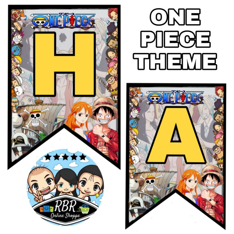 One Piece Birthday Banner