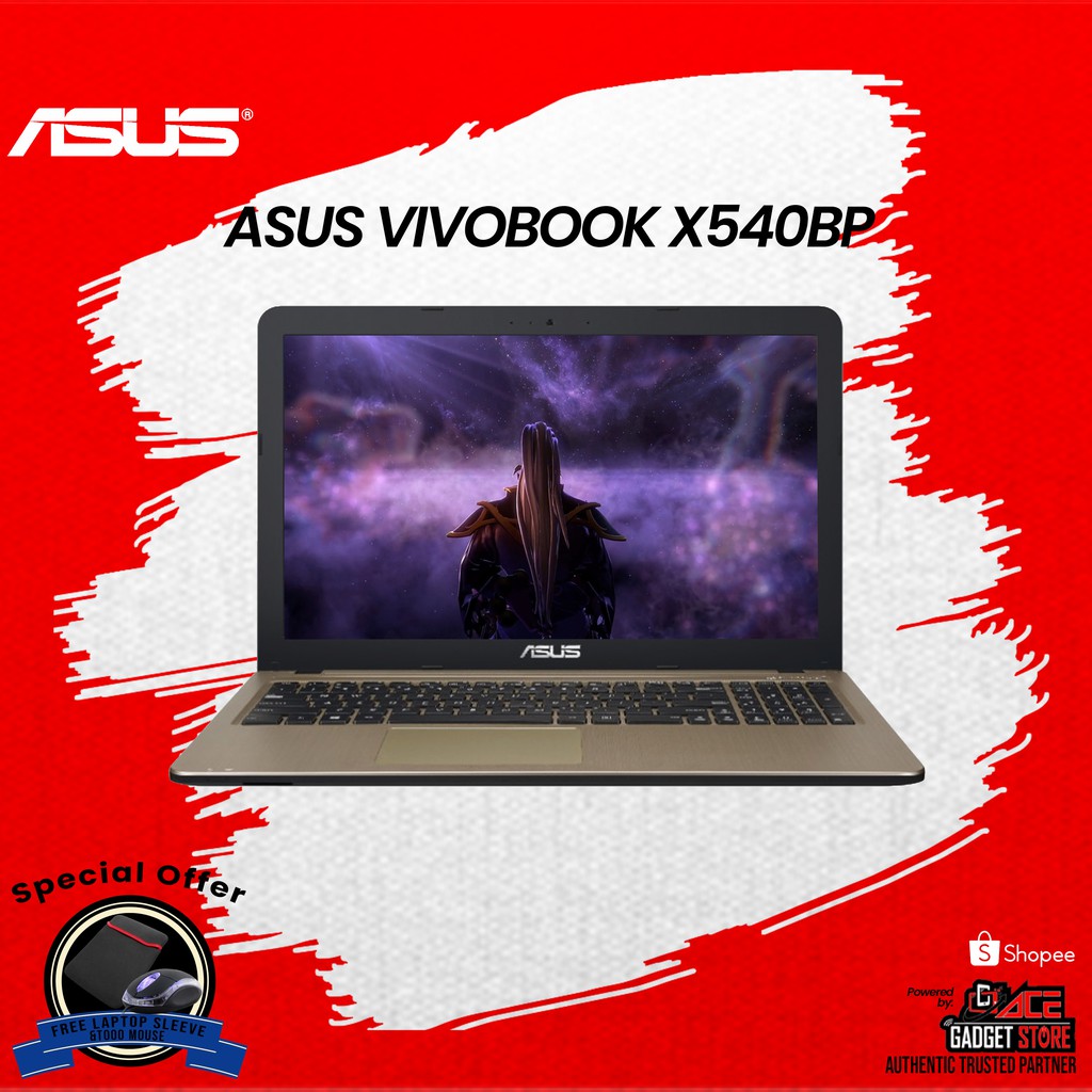 ASUS X540BP AMD A6 3.0GHZ DUAL VC RADEON R4+R5 15.6INCH ...