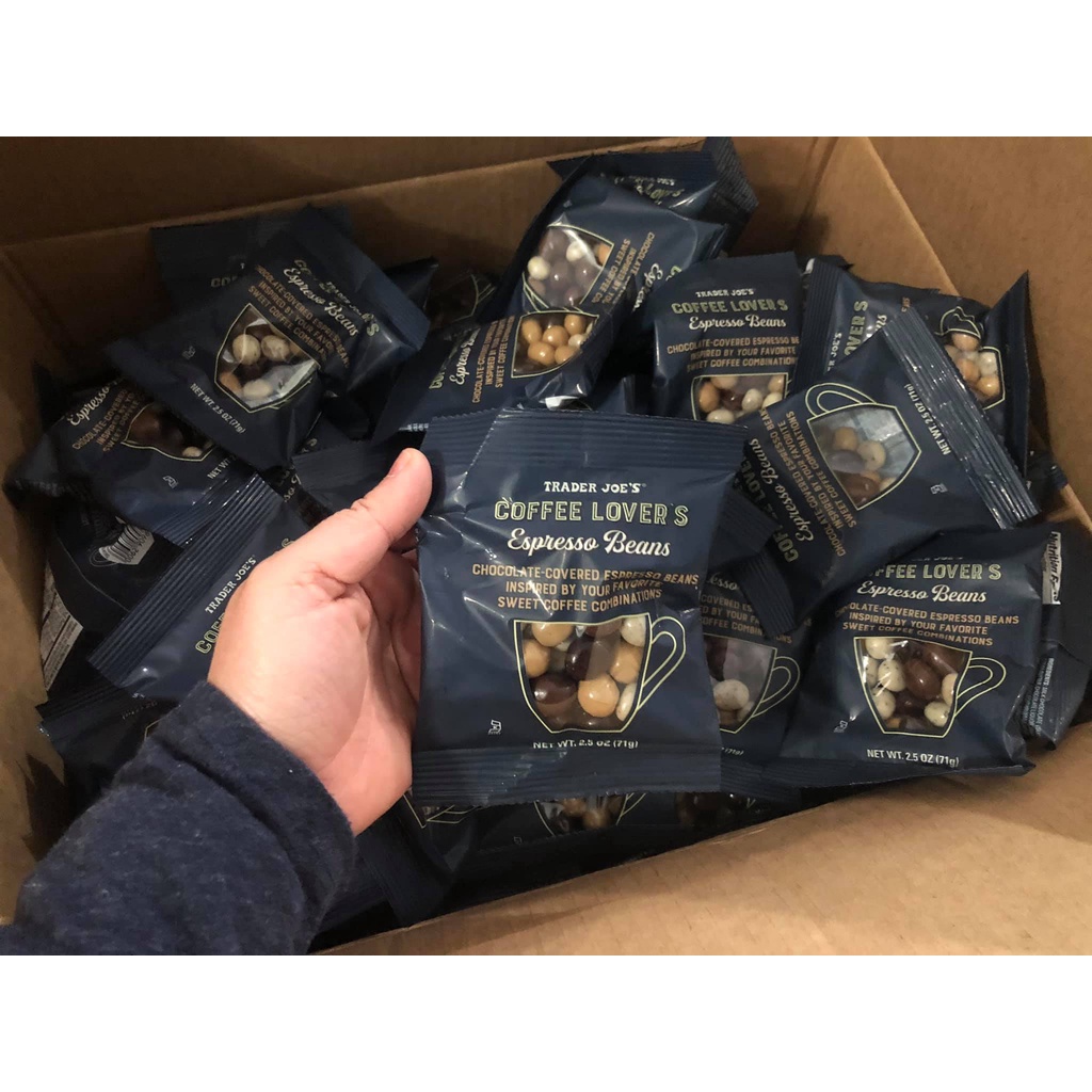 Trader Joe's Coffee Lover's Chocolate Covered Espresso Beans 71g