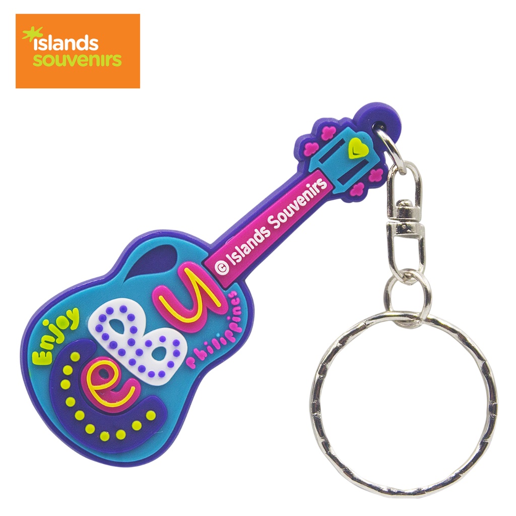 Islands Souvenirs Cebu Guitarmay Rubber Keychain Shopee Philippines