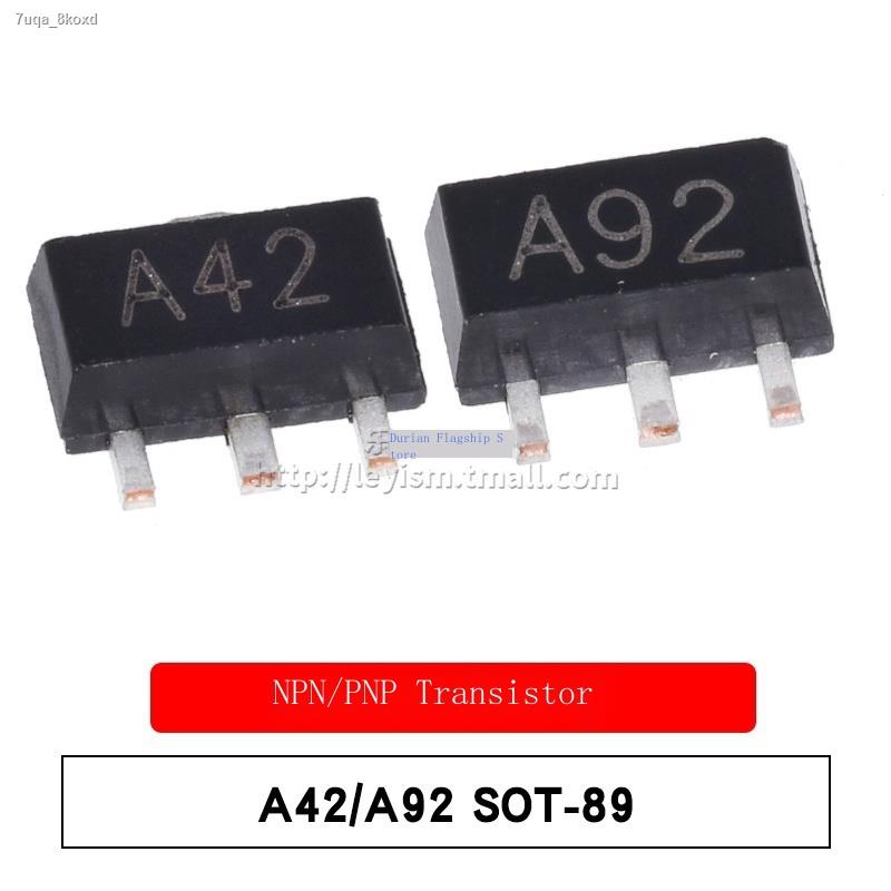 SMD transistor A42 A92 SOT893 NPN/PNP 305V/500mA transistor (10pcs