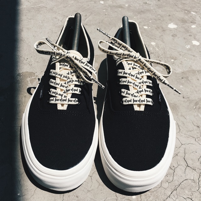 fear of god vans laces