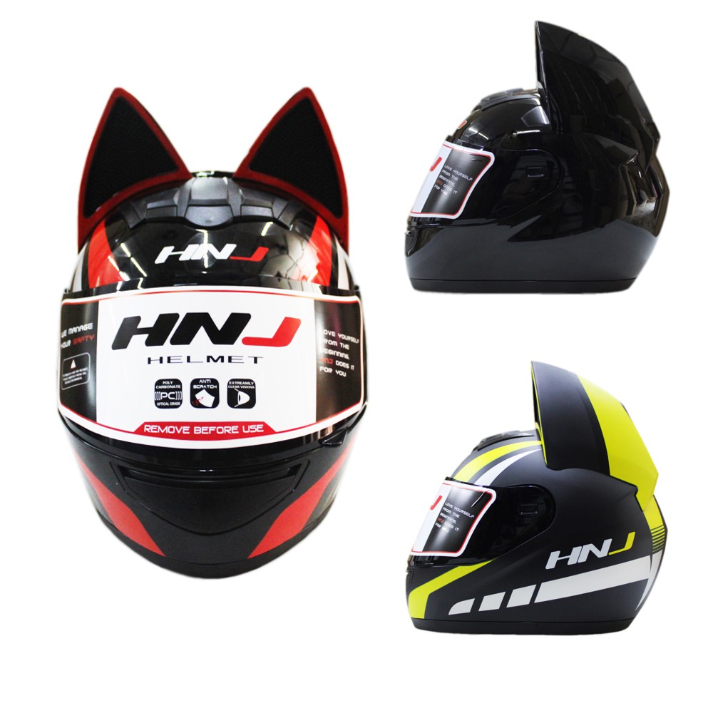 HNJ full face helmet motors visor open face helmets motor COD ...