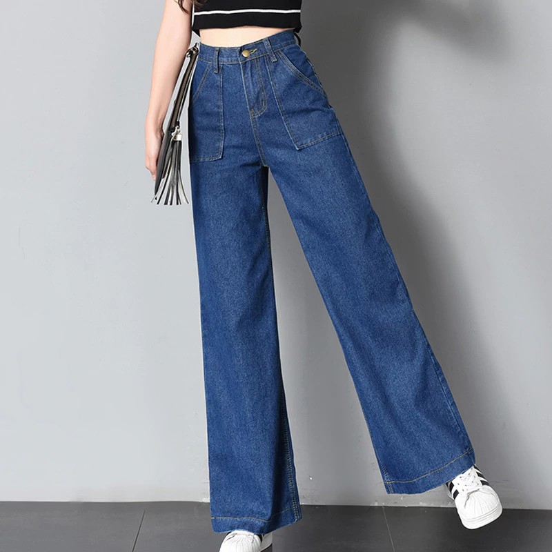 womens high waisted wide leg jeans