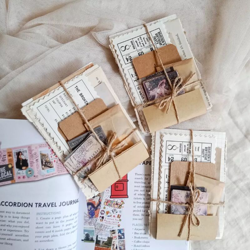 Retro Journalling Material Paper Set Shopee Philippines