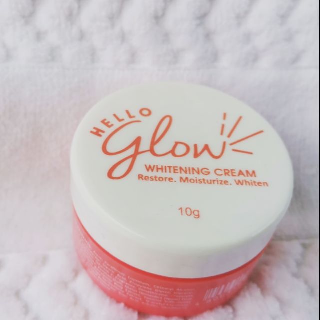 hello glow whitening cream