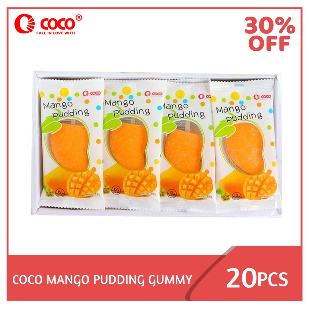 COCO Mango Pudding Gummy 18G 20PCS Shopee Philippines
