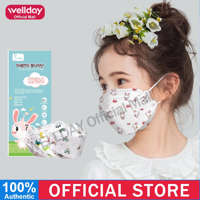 KF94 Kid 50pcs Korea Design Face Mask Kids Facemask 4ply Non Woven