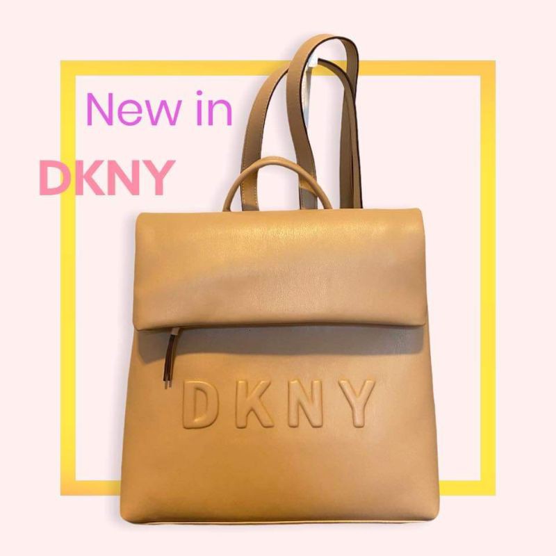 ORIGINAL DKNY BEIGE LAT TILLY MD BACKPACK Shopee Philippines