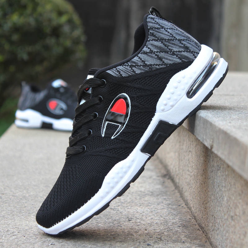 champion shoes black and red