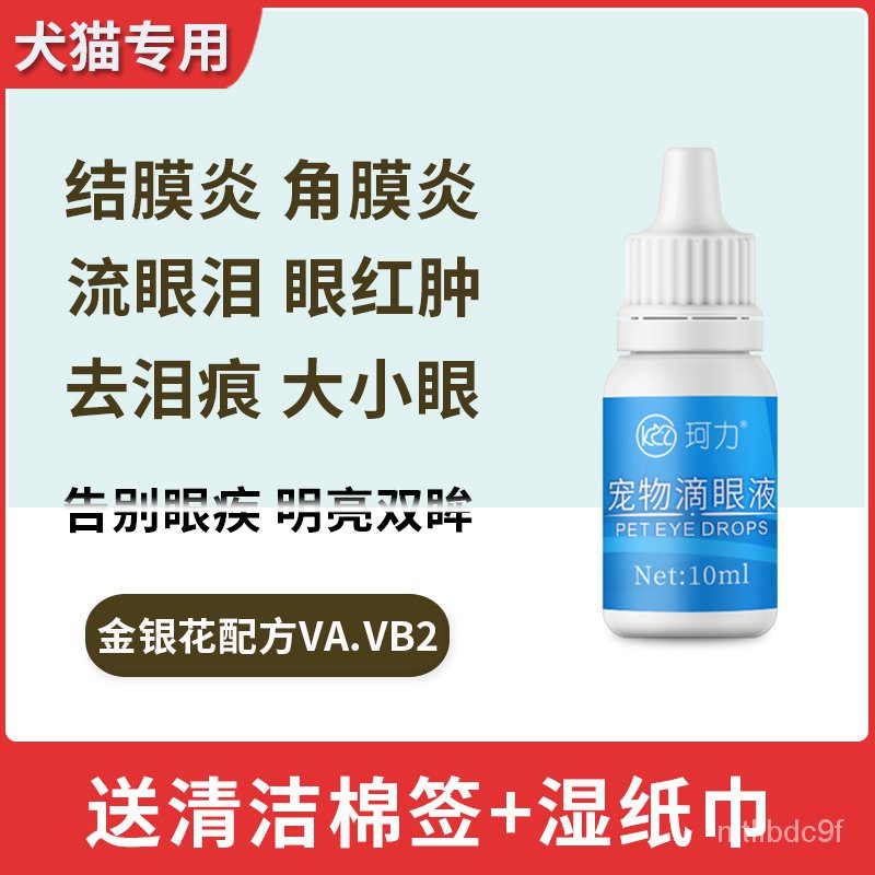 Cat Eye Drops Dog Supplies Eye Drops Pet Eye Inflammation Tears Pus Cat