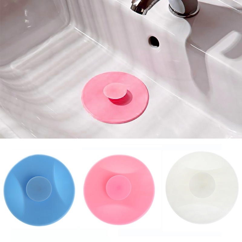 Kitchen Rubber Water Plug Bathroom, Pink Rubber Bathtub Stopper