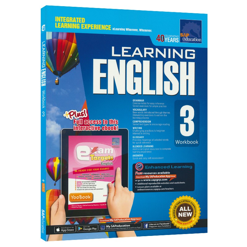 Saap Learning English Learning Book 9 Years Old Singapore Learning