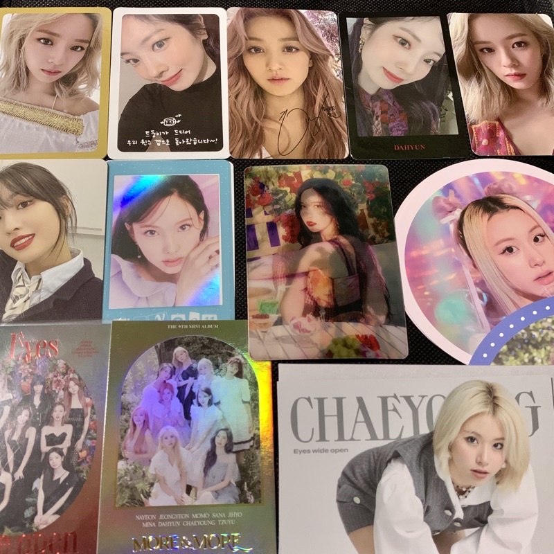 TWICE OFFICIAL PHOTOCARDS AND ALBUM INCLUSIONS (MORE AND MORE, TASTE OF ...