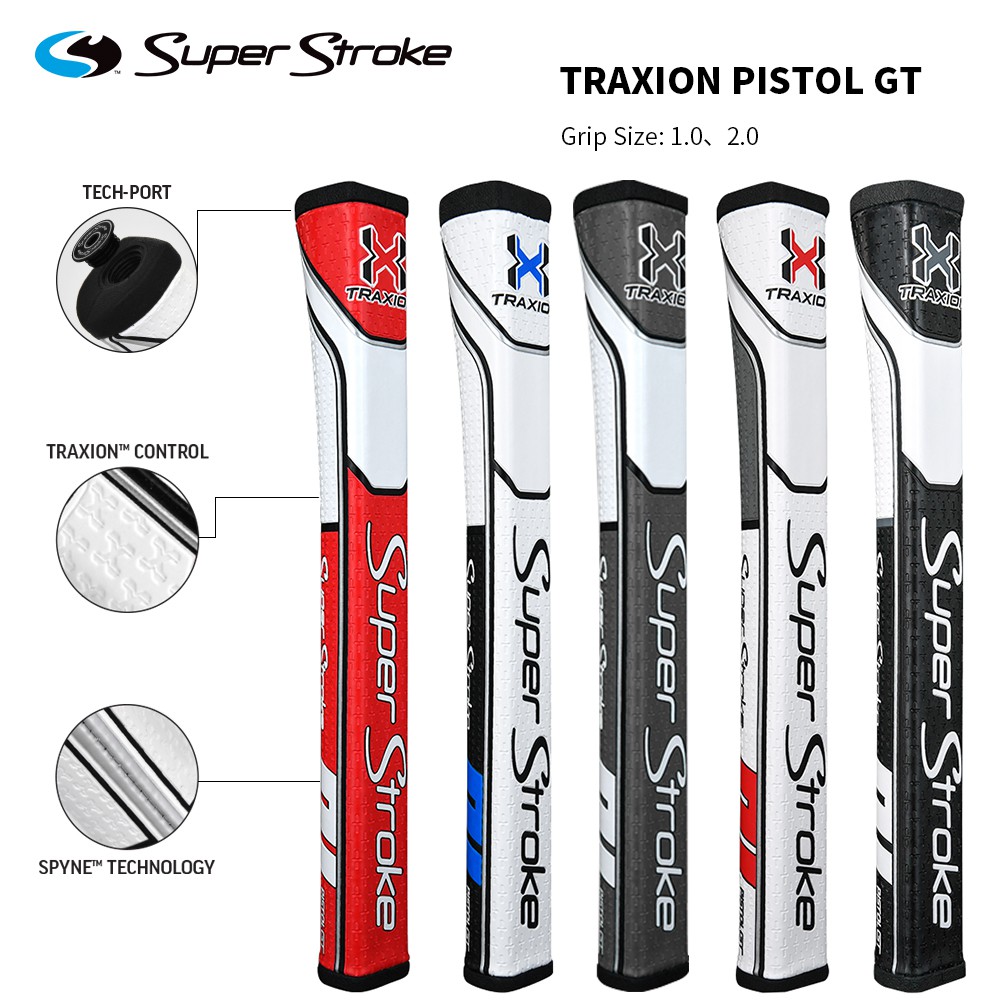 New in 2019 Super stroke putter grips TRAXION PISTOL GT golf grips 1.0