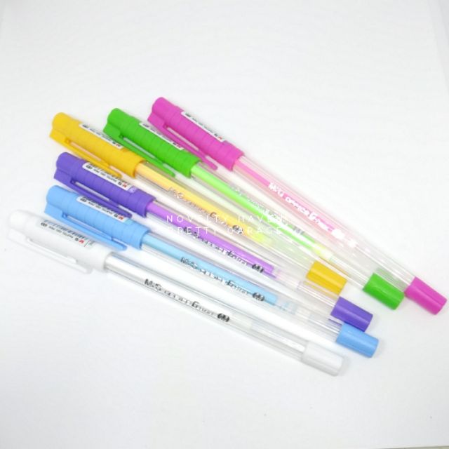 pastel colored pens