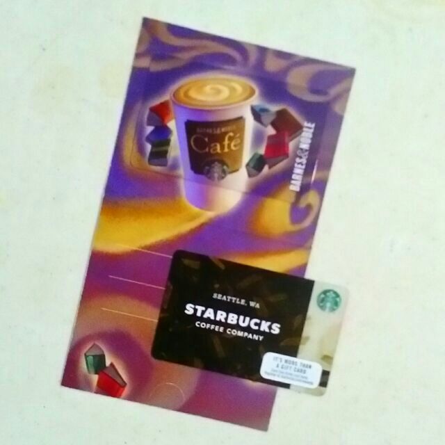 Usa Barnes Noble Starbucks Card Set Shopee Philippines