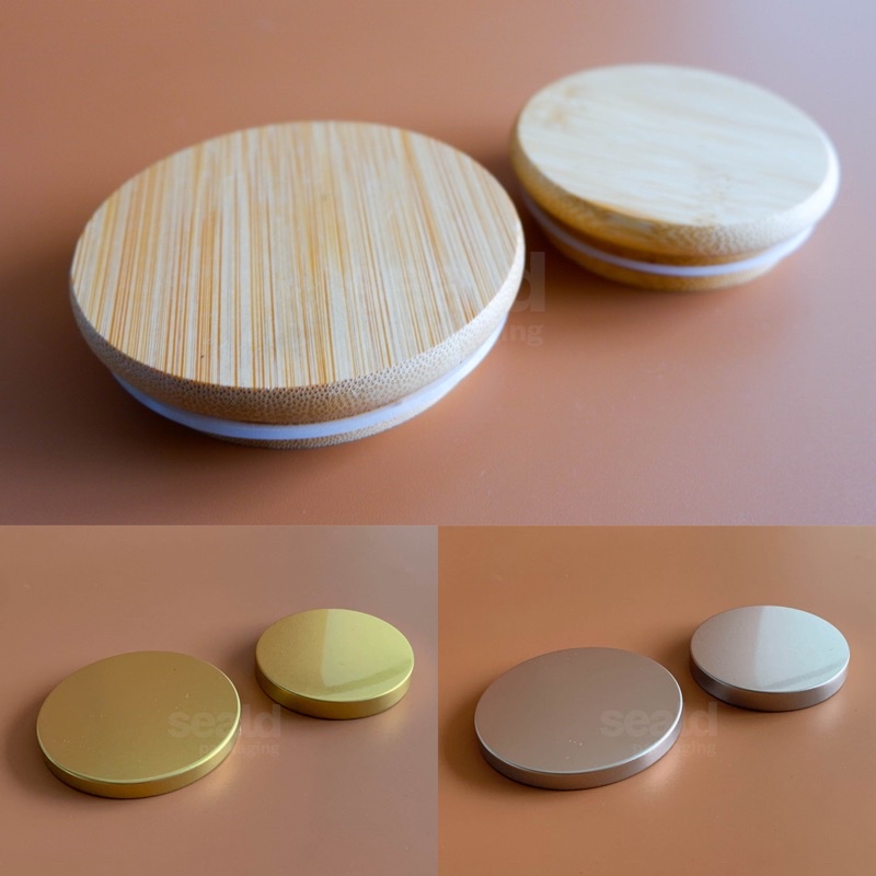 Candle Jar Lids (Metal and Wooden) Shopee Philippines