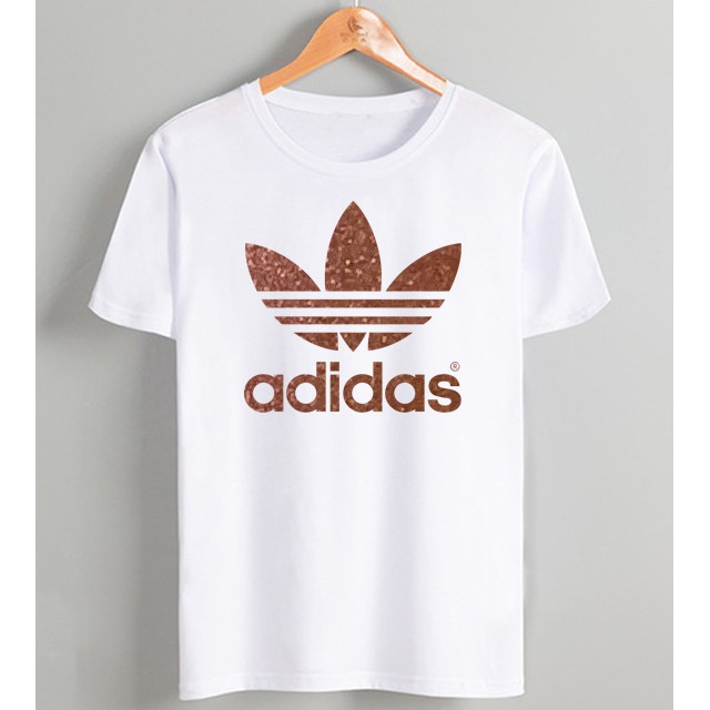 women's rose gold adidas t shirt