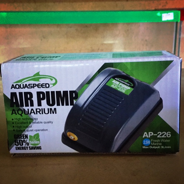 AP-226 Aquaspeed Aquarium Air pump (Single) | Shopee Philippines