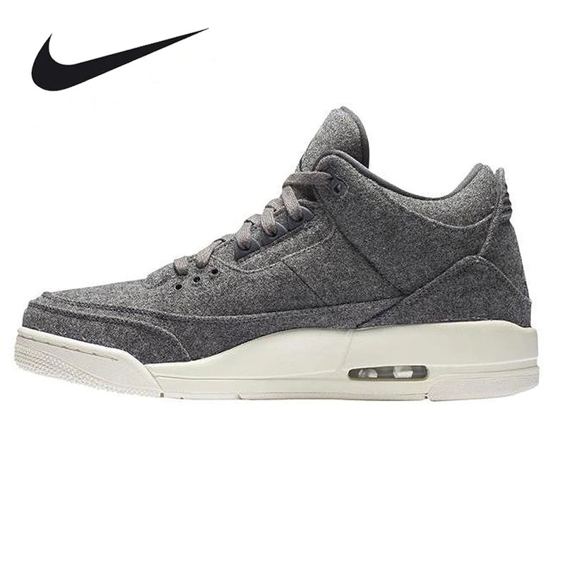 gray wool jordans
