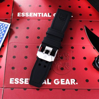 Suitable for luminox watch strap 24mm soft silicone strap 3501 3801 3251 strap #9