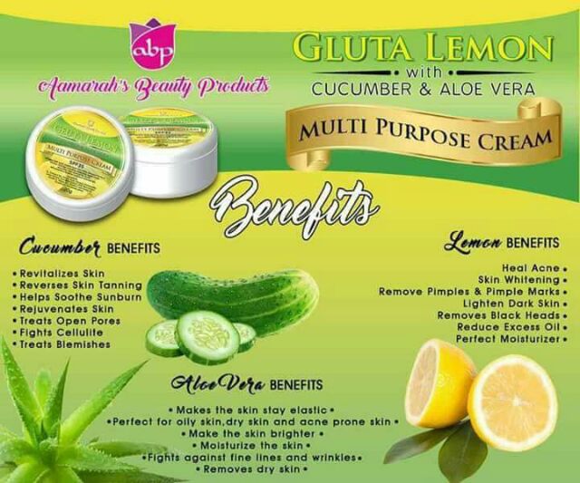 cucumber and aloe vera cream