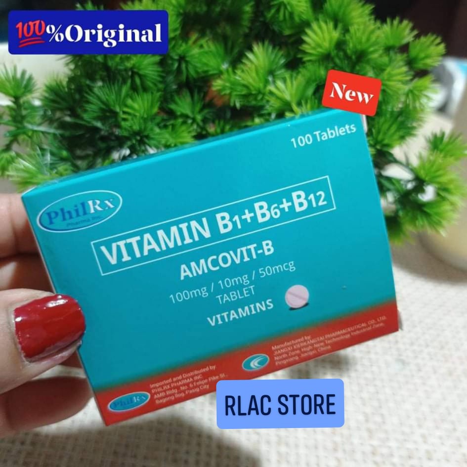Vitamin B Complex AMCOVIT B B1 + B6 + B12 (100mg/10mg/50mcg) 100