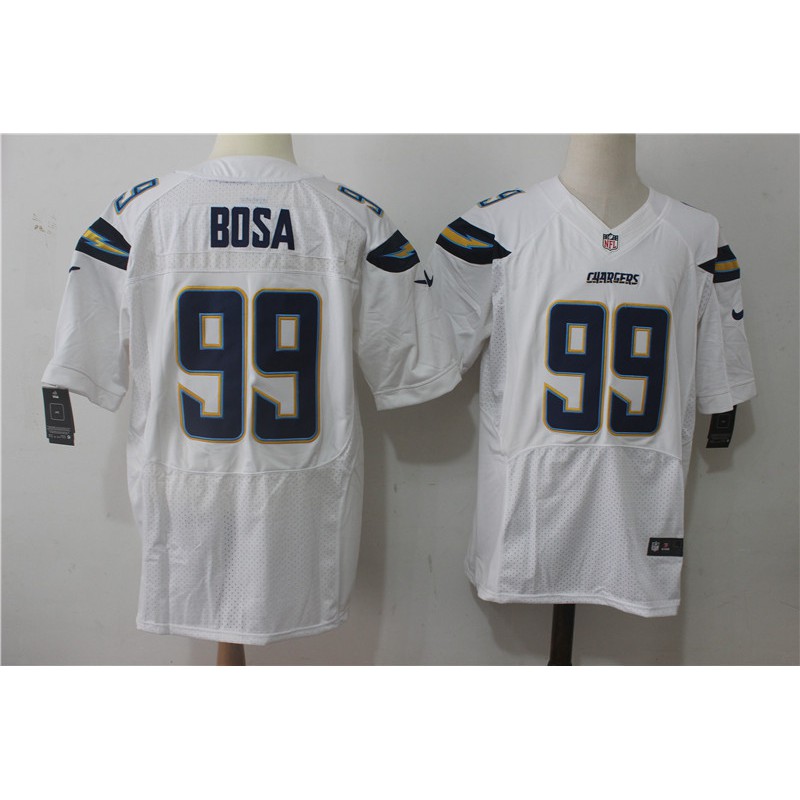 black and white chargers jersey