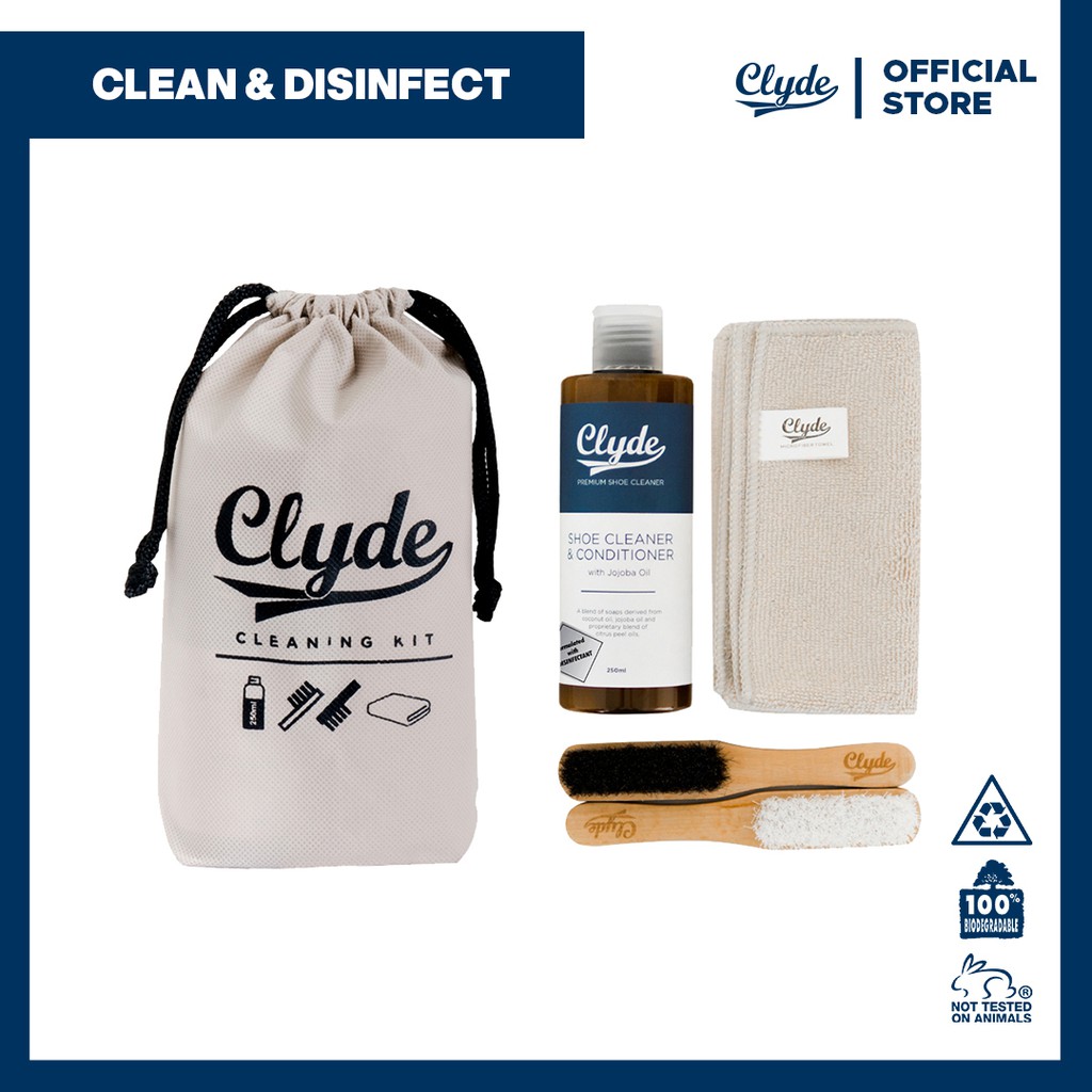 Clyde Shoe Cleaner Kit with Disinfectant Shopee Philippines
