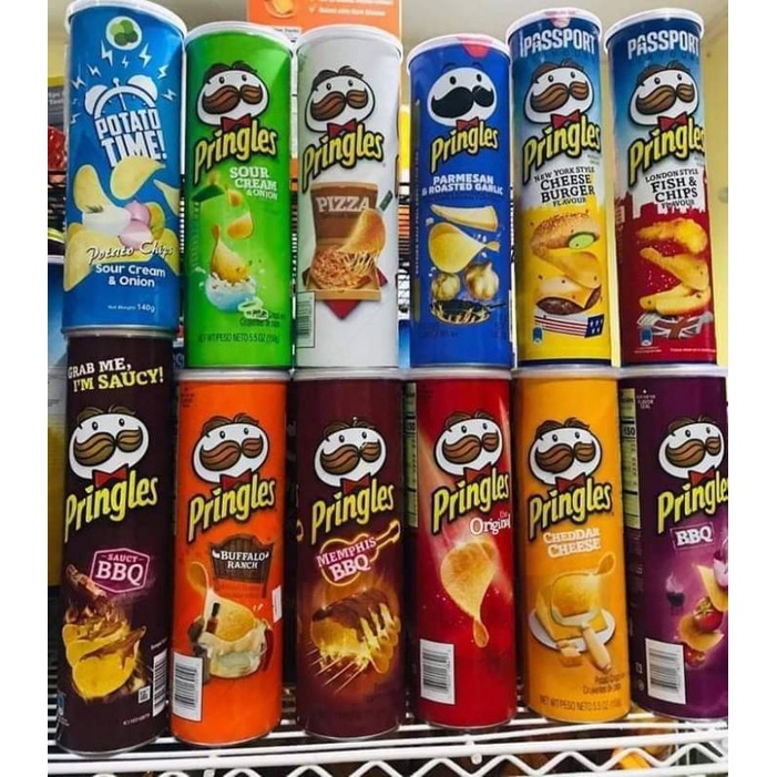 Pringles USA | Limited Flavors Available | 2023 Best By date | Potato ...