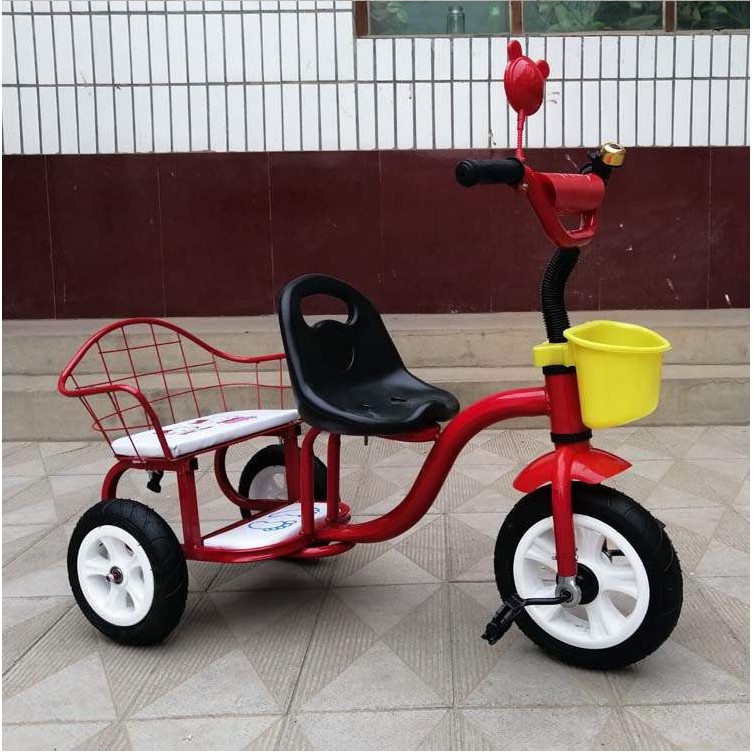 tandem bike with child seat