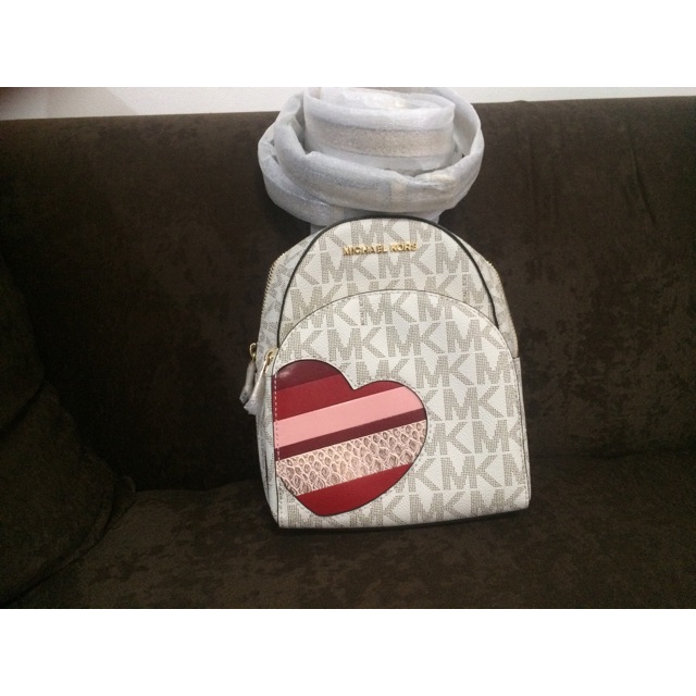 michael kors heart backpack