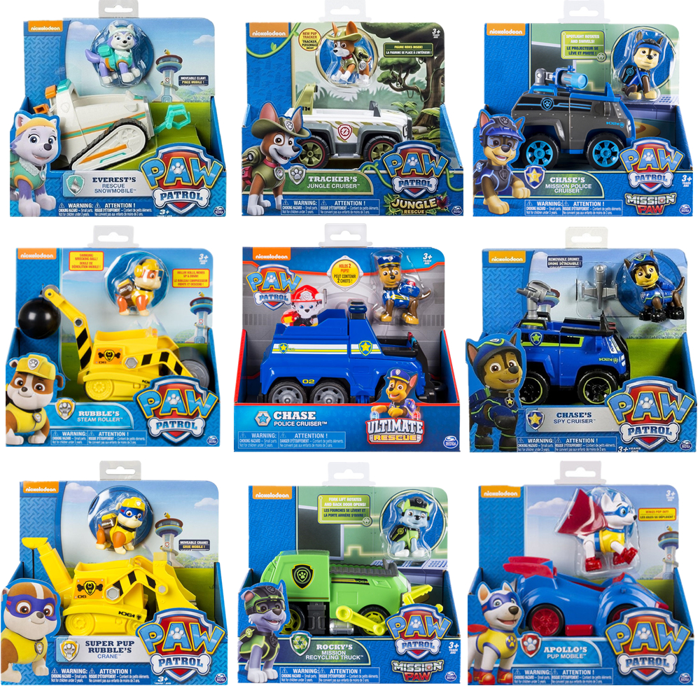 paw patrol tracker vehicle