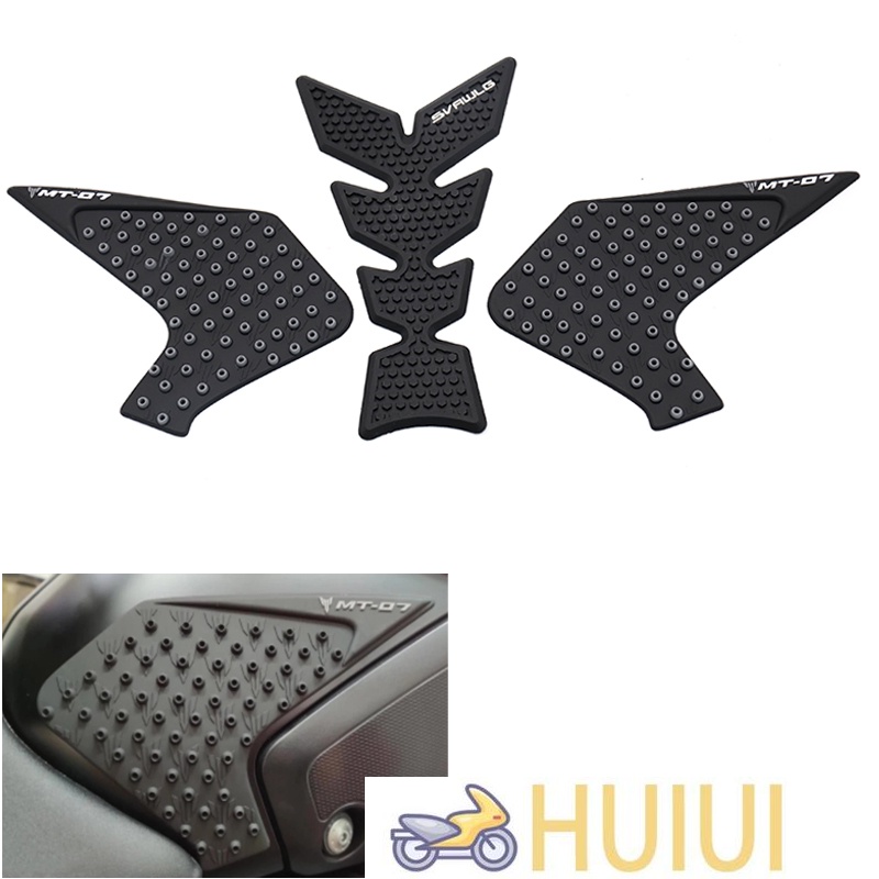 LOTFI Autocollant Antidérapant Réservoir Pour Yamaha Tracer 700 / MT-07 ( 2018-2019) - Adhésif ABS Texturé - Protection Et Prise Genoux Améliorée