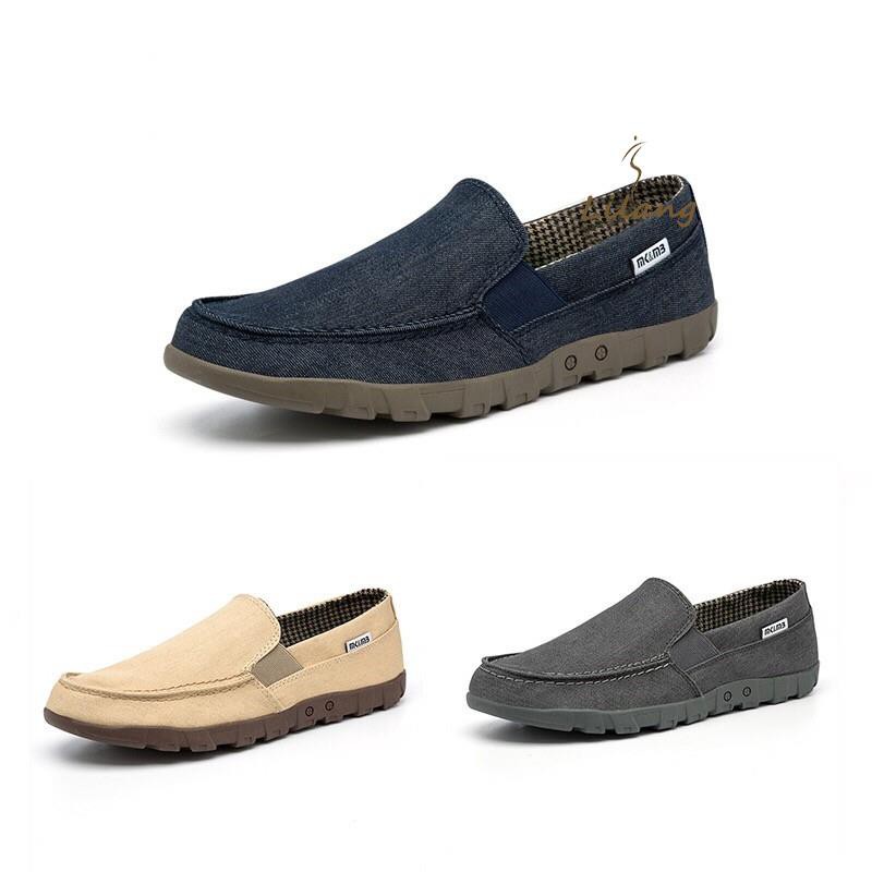 Men Shoes Slip On Loafers Breathable 