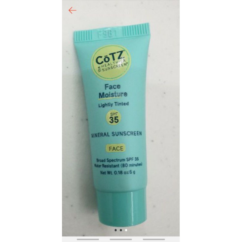 cotz face moisture lightly tinted