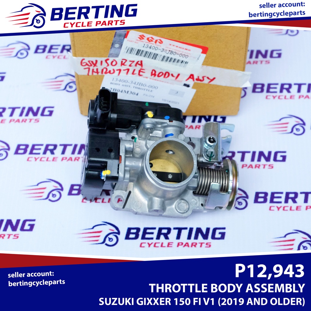 SGP THROTTLE BODY ASSEMBLY Suzuki Gixxer 150 FI V2 Genuine 1340034JB0