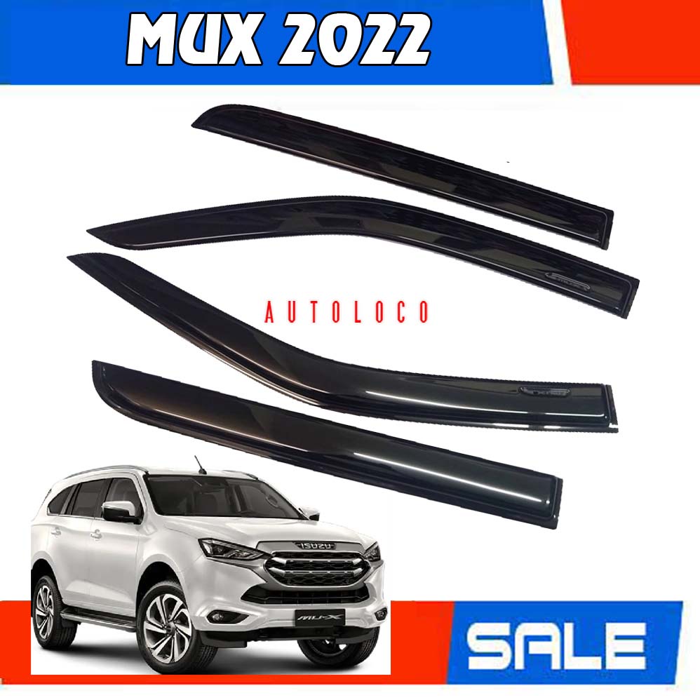 Isuzu MU-X (2022 Year Model) Rain Guard Visor (Gutter) | Shopee Philippines