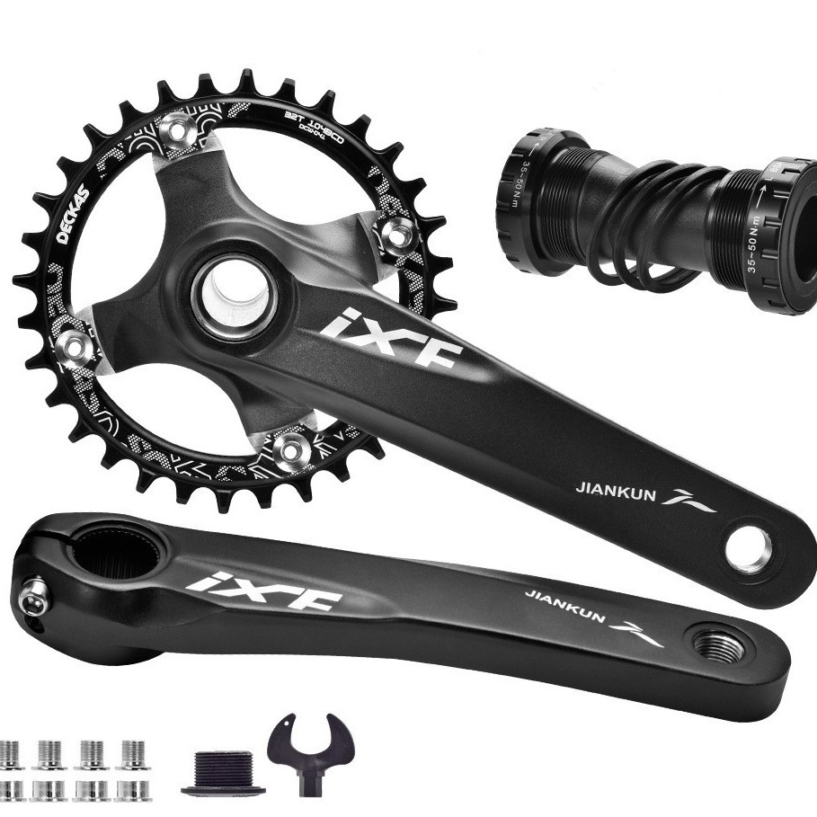 IXF Crankset 104 BCD Bike Crankset with Axis Spindle MTB Hollowtech