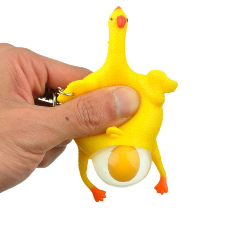 egg laying chicken toy