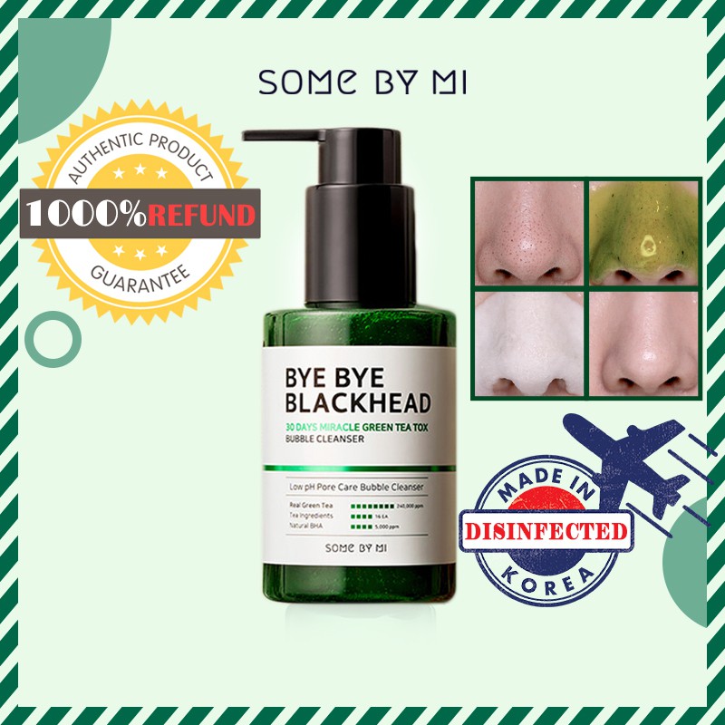 [SOMEBYMI] Bye Bye Blackhead 30 Days Miracle Green Tea Tox Bubble