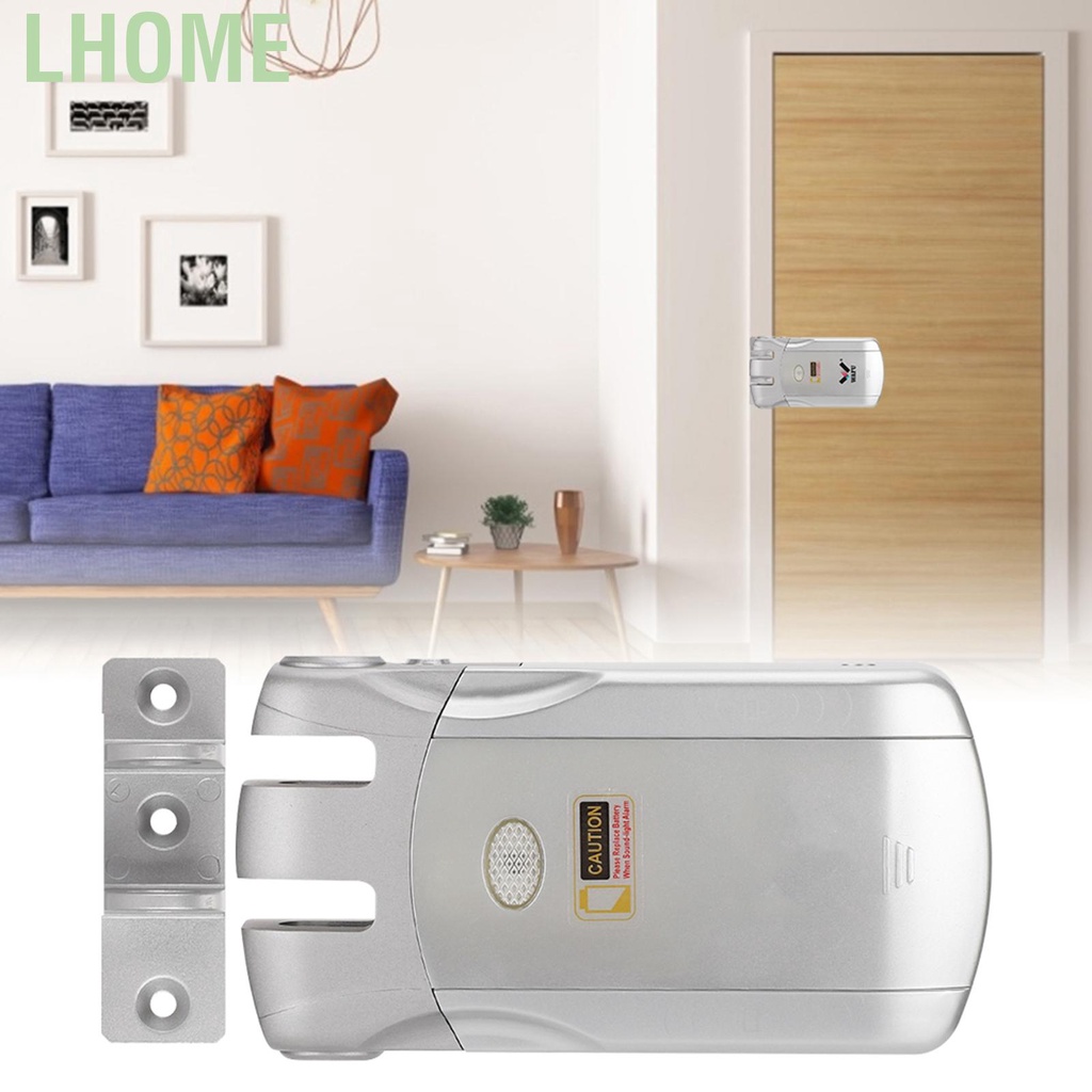 Lhome Wafu 010 Pro Electric Door Lock Wireless Control With Remote Open Close Smart Security Easy Installing