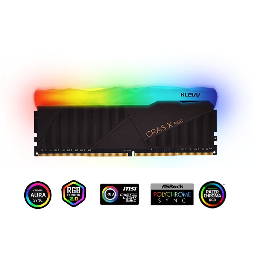 Klevv Cras X RGB 3600 & 3200 MHz DDR4 16GB (8GBx2) DRAM ...